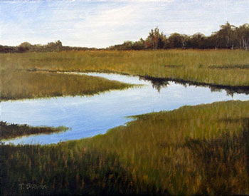Struna Galleries of Brewster and Chatham, Cape Cod Paintings of New England and Cape Cod  - Marsh Mellow